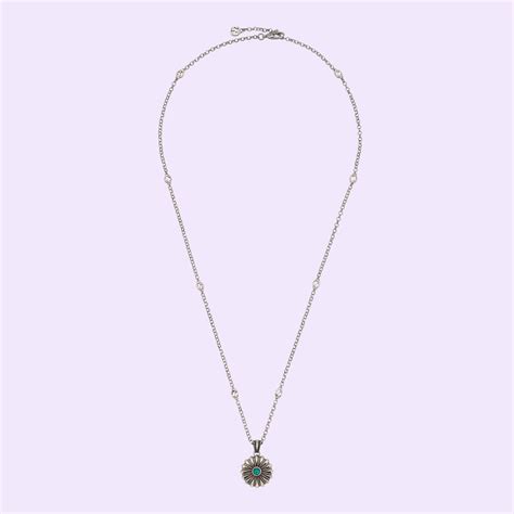 collana fiore gucci|Gucci Collana Interlocking G con fiore .